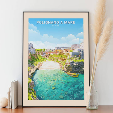 Affiche - Polignano a Mare - Lama Monachile - Posteroo.com.jpg