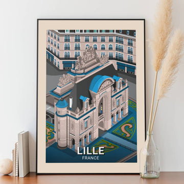 Affiche Lille - Porte de Paris - Posteroo.com (1)