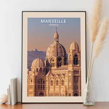 Affiche Marseille - Cathédrale De La Major - Posteroo.com (1)