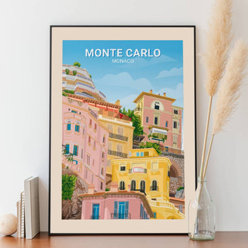 Affiche Monte Carlo - Posteroo.com