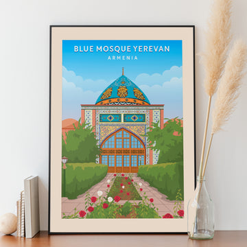 Affiche Mosquée Bleue - Posteroo.com