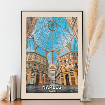Affiche Naples - Galleria Umberto I - Posteroo.com (1)