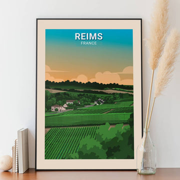 Affiche Reims - Vignes - Posteroo.com (1)
