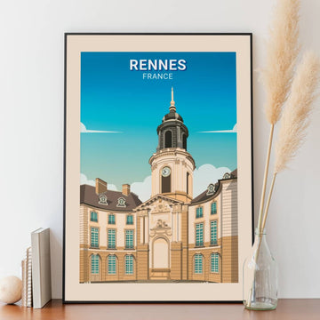 Affiche Rennes - Hôtel de Ville - Posteroo.com (2)