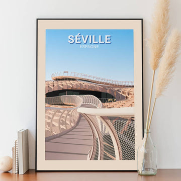 Affiche Séville - Metropol Parasol - Posteroo.com (2)