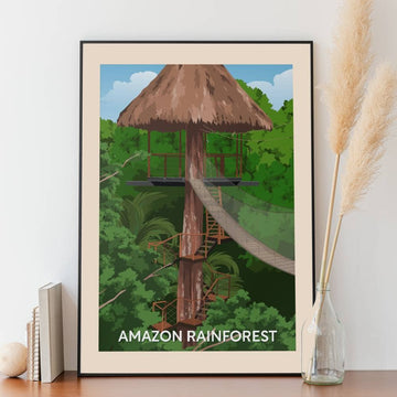 Affiche Forêt Amazonienne