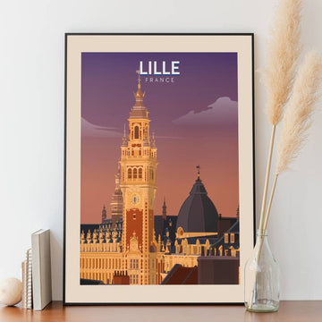 Affiche Lille - Beffroi