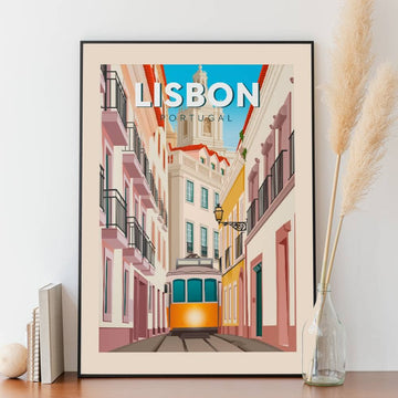 Affiche Lisbonne