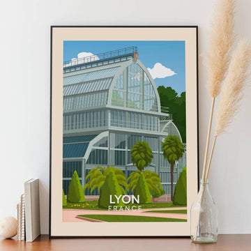 Affiche Lyon - Tête D'Or