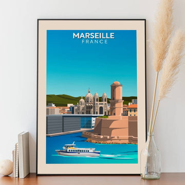 Affiche Marseille - Fort Saint Jean