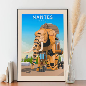 Affiche Nantes - Grand Éléphant