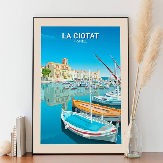 Affiche - La Ciotat - Le Vieux Port - Posteroo.com (1)