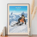 Affiche Alpes - Ski - Posteroo.com (2)