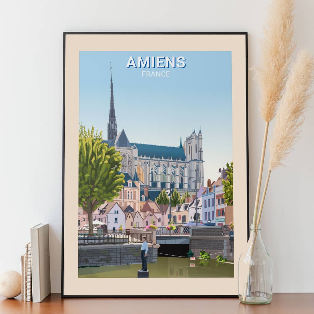 Affiche Amiens - Posteroo.com