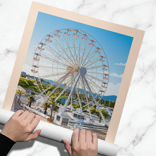 Affiche Antibes - Grande Roue - Posteroo.com (1)