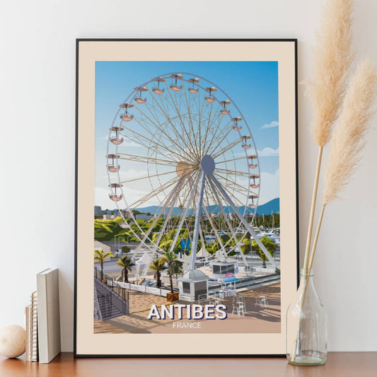 Affiche Antibes - Grande Roue - Posteroo.com (1)