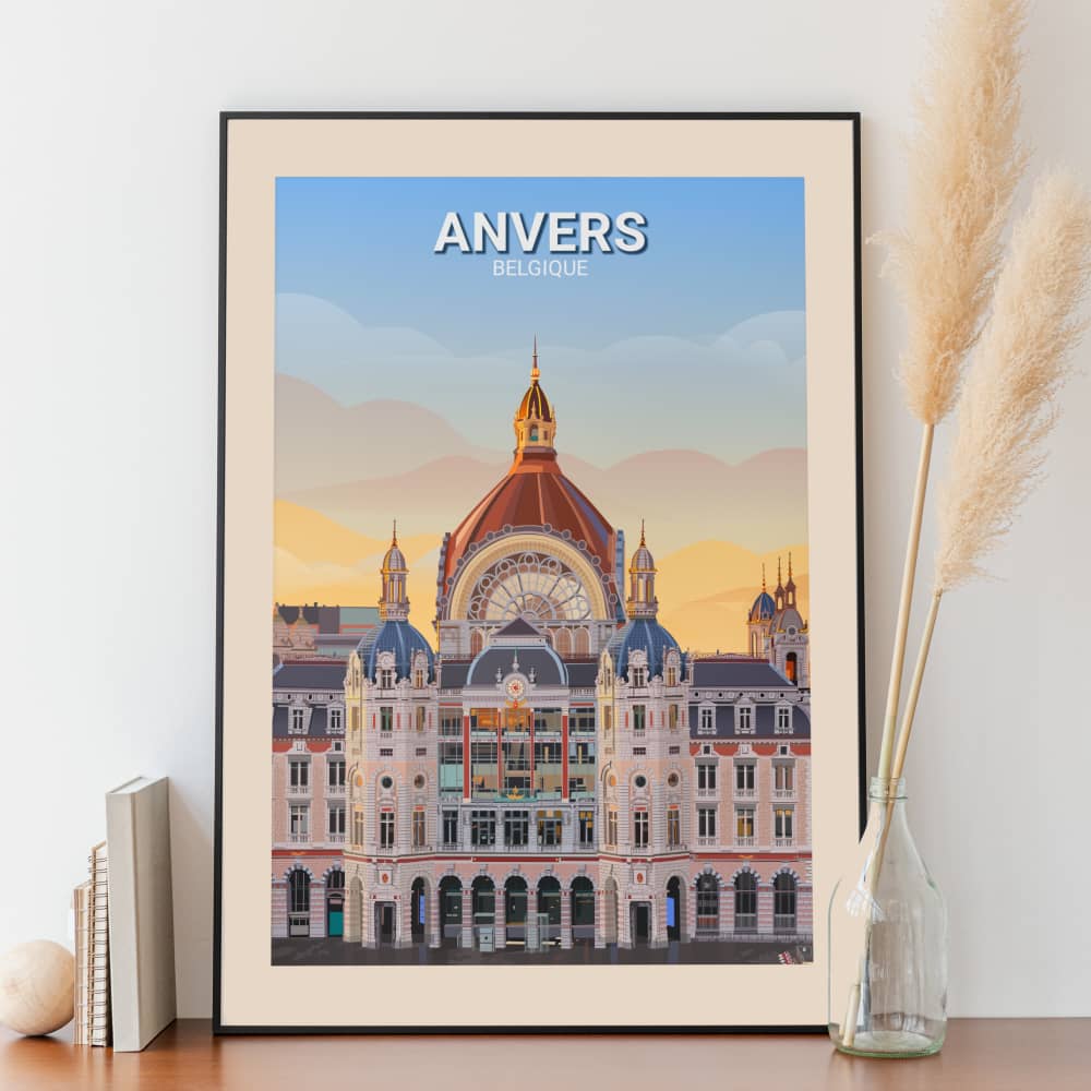 Affiche Anvers - Gare - Posteroo.com (2)