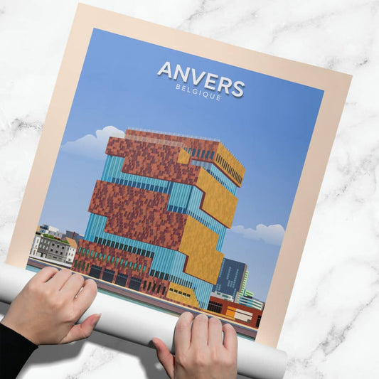 Affiche Anvers - Museum aan de Stroom - Posteroo.com.jpg