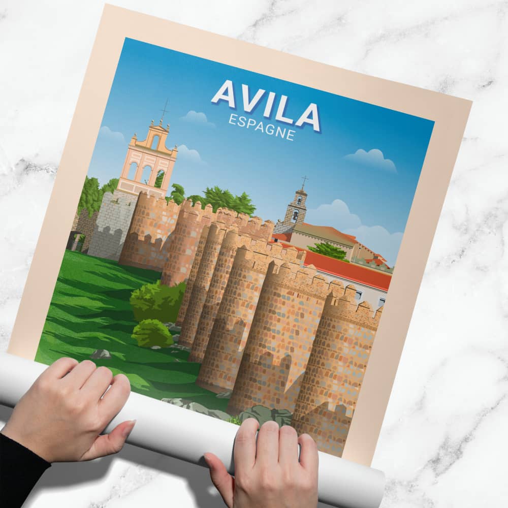 Affiche Avila - Muraille - Posteroo.com  (2)