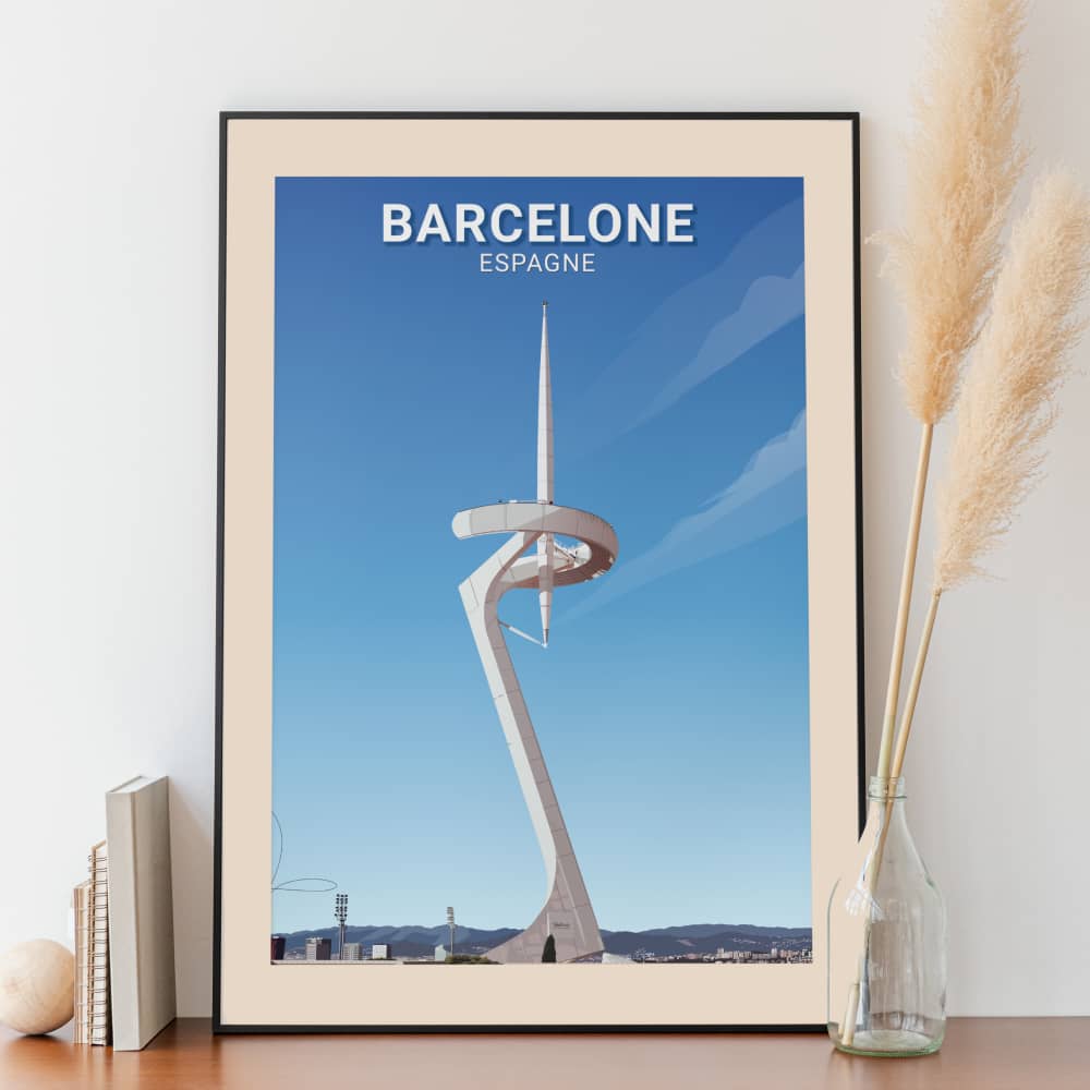 Affiche Barcelone - Montjuïc - Posteroo.com (1)