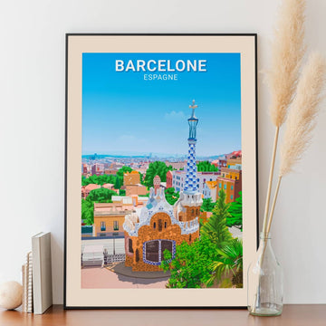 Affiche Barcelone - Parc Güell - Posteroo.com (2)