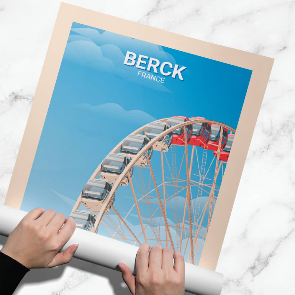 Affiche Berck - Grande Roue - Posteroo.com (1)