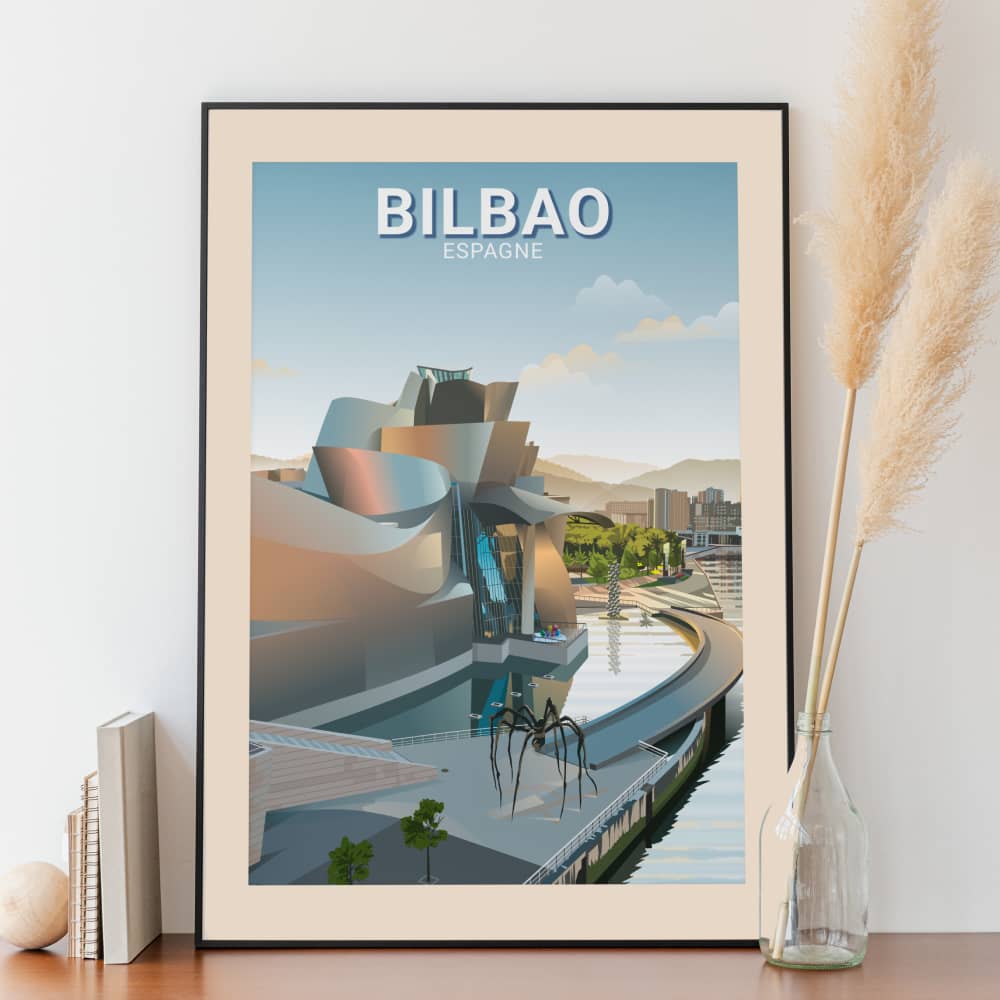 Affiche Bilbao - Musée Guggenheim - Posteroo.com (2)