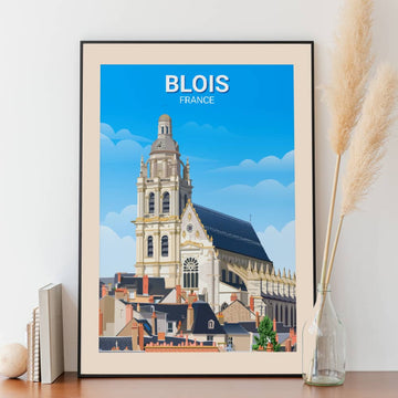 Affiche Blois - Cathédrale Saint-Louis - Posteroo.com (2)