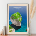 Affiche Bonifacio - Rocher Grain de Sable - Posteroo.com (1)