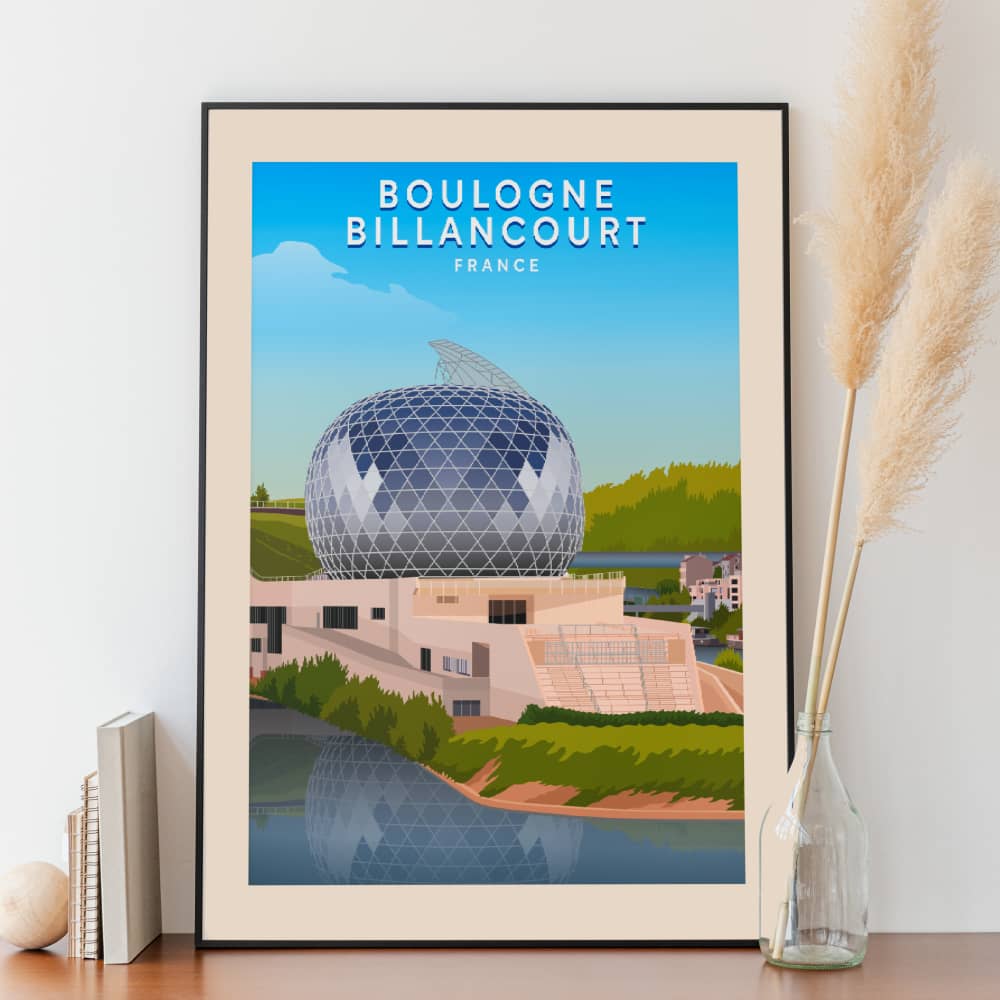 Affiche Boulogne Billancourt - Posteroo.com