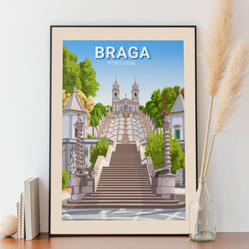 Affiche Braga - sanctuaire Bon-Jésus-du-Mont - Posteroo.com  (2)