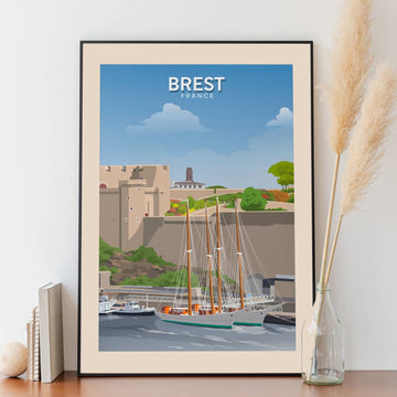 Affiche Brest - Port - Posteroo.com