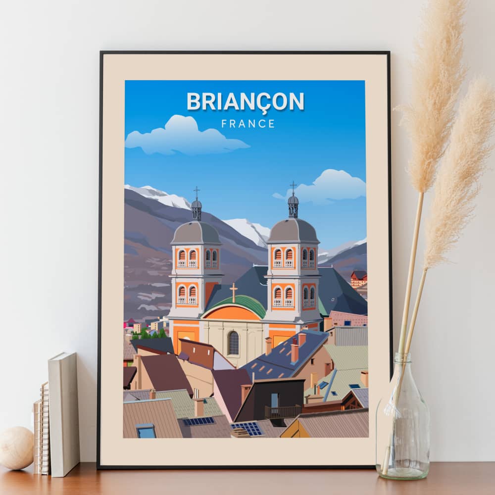 Affiche Briançon - Église Notre-Dame-et-Saint-Nicolas - Posteroo.com  (1)