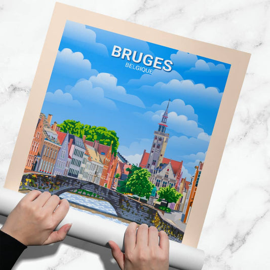 Affiche Bruges - Canal - Posteroo.com (2)