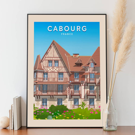 Affiche Cabourg - Maison Traditionnelle - Posteroo.com .jpg