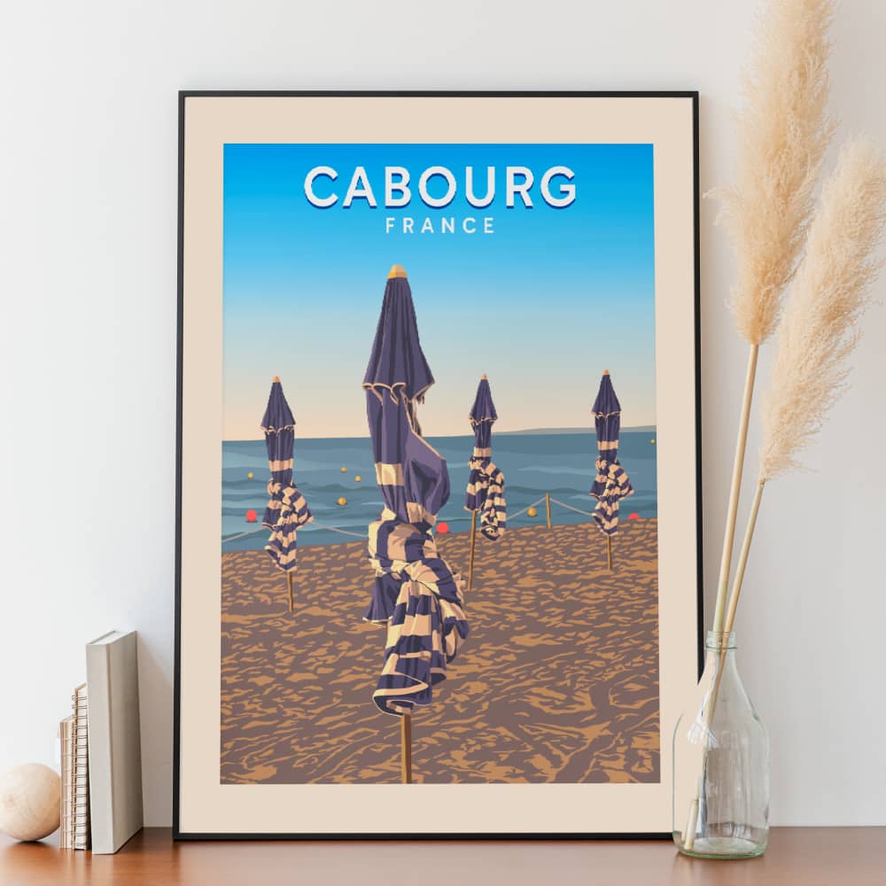Affiche Cabourg - Parasol - Posteroo.com (1)