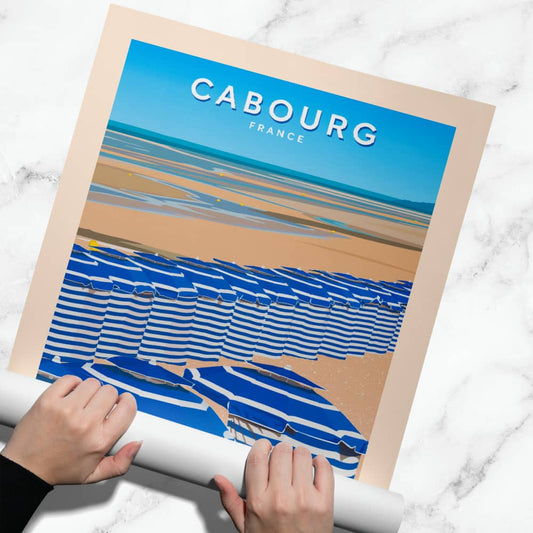 Affiche Cabourg - Plage - Posteroo.com (1)