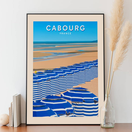 Affiche Cabourg - Plage - Posteroo.com (1)