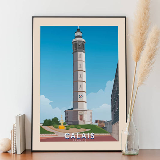 Affiche Calais - Phare - Posteroo.com