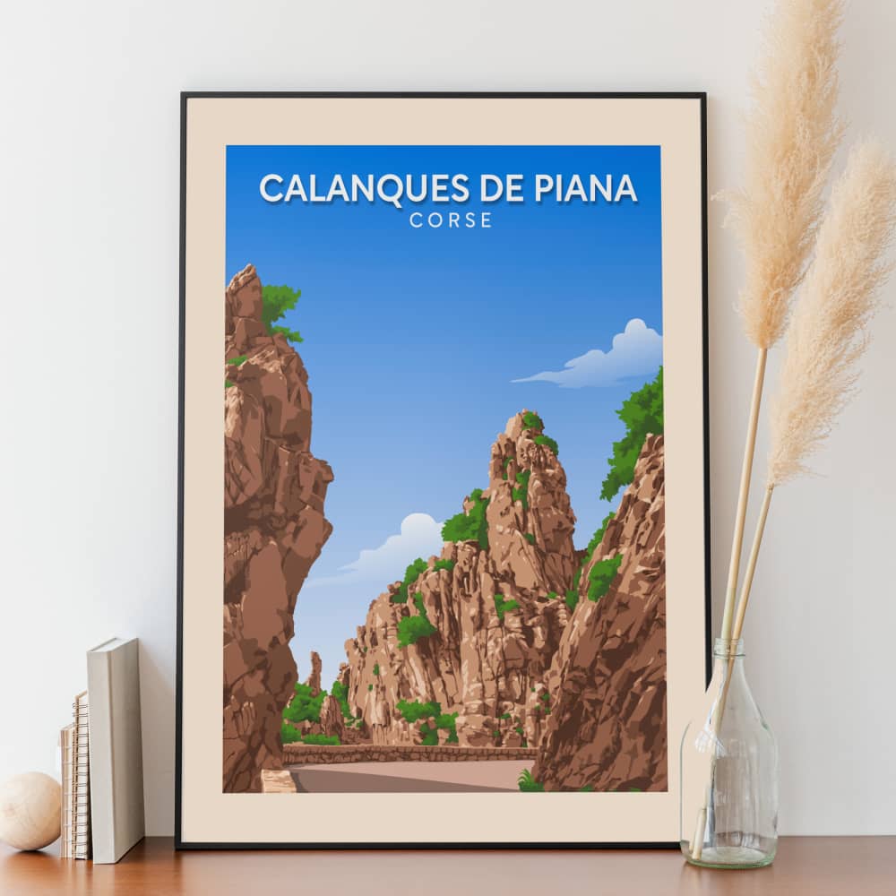 Affiche Calanques de Piana - Excursion - Posteroo.com (2)