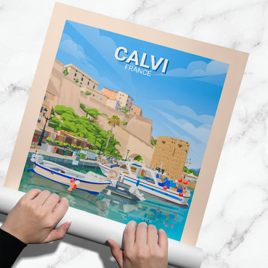 Affiche Calvi - Port - Posteroo.com (2)