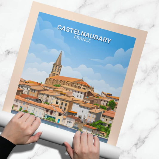 Affiche Castelnaudary - Cana du Midi - Posteroo.com.jpg