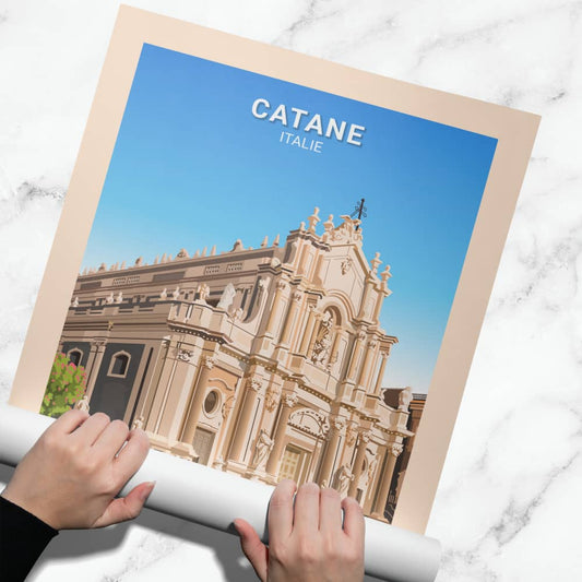 Affiche Catane - Cathédrale Sant'Agata - Posteroo.com.jpg