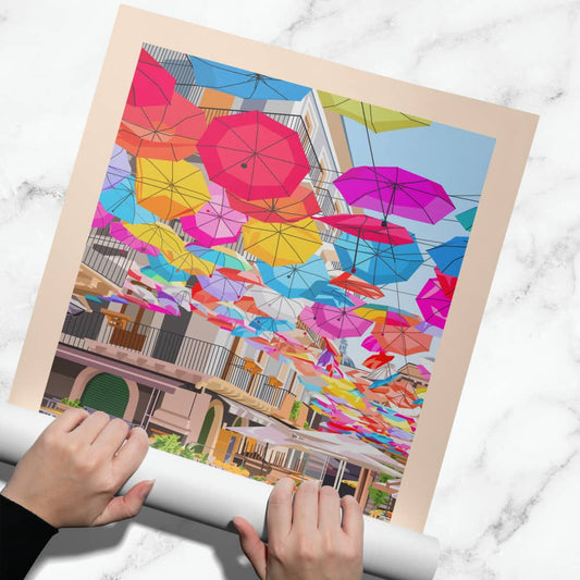 Affiche Catane - Parapluie - Posteroo.com.jpg