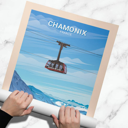 Affiche Chamonix - Posteroo.com