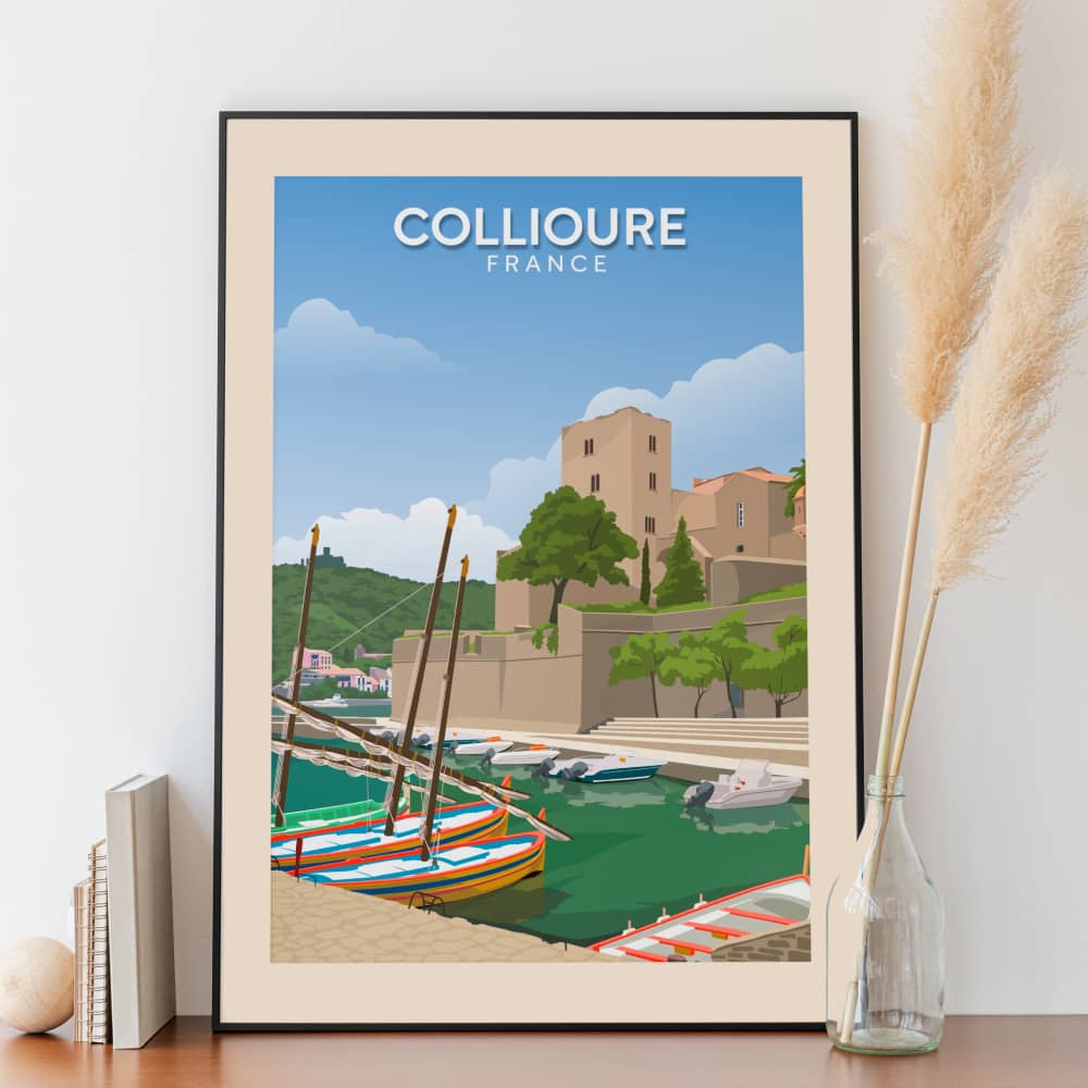 Affiche Collioure - Château royal - Posteroo.com.jpg