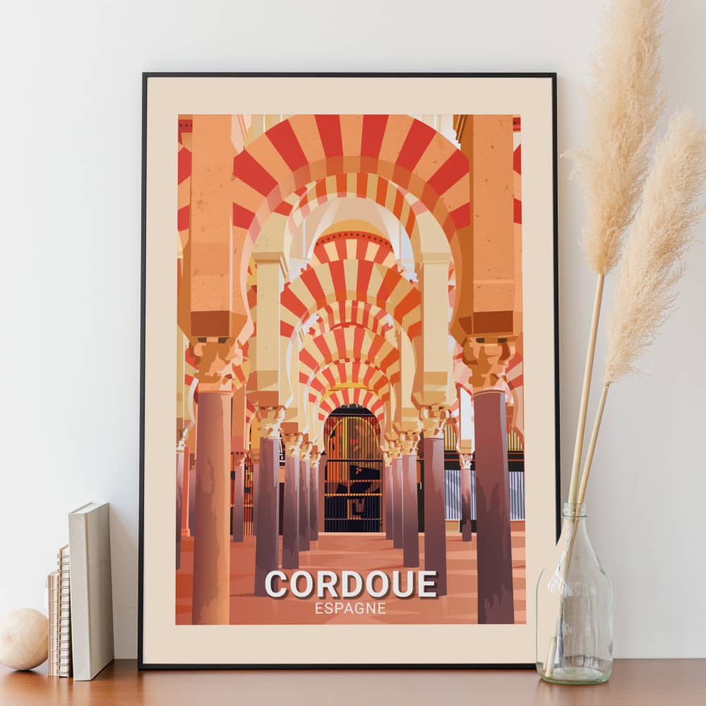 Affiche Cordoue - Arches voutées - Posteroo.com (2)