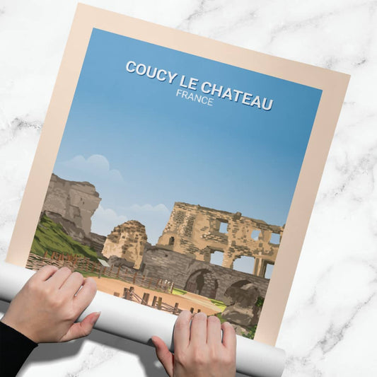 Affiche Coucy le Chateau - Posteroo.com (1)