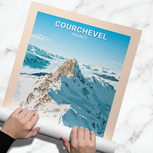 Affiche Courchevel - Montagne - Posteroo.com (2)