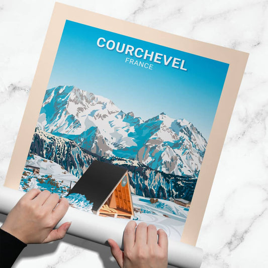 Affiche Courchevel - Nid de la loze - Posteroo.com (2)